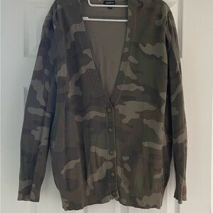 Torrid Camouflage Cardigan